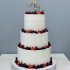 Свадебный торт с ягодами №126834