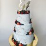 Свадебный торт с ягодами №126835