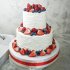 Свадебный торт с ягодами №126841