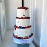 Свадебный торт с ягодами №126845