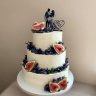 Свадебный торт с инжиром №126858