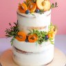 Свадебный торт с фруктами №126892