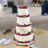 Свадебный торт с фруктами №126898
