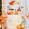 Свадебный торт с фруктами №126900