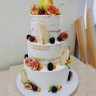 Свадебный торт с фруктами №126903