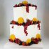 Свадебный торт с фруктами №126904