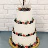 Свадебный торт с фруктами №126904