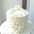 Свадебный торт с лепестками №126921