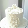 Свадебный торт с лепестками №126922