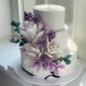 Свадебный торт с цветами №126933