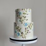 Свадебный торт с цветами №126945