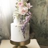 Свадебный торт с цветами №126946