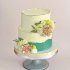 Свадебный торт с гвоздиками №126955