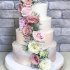 Свадебный торт с гвоздиками №126958