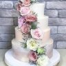 Свадебный торт с гвоздиками №126957