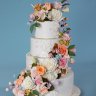 Свадебный торт с гвоздиками №126962