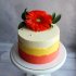Свадебный торт с герберами №126975