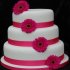 Свадебный торт с герберами №126985
