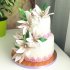Свадебный торт с лилиями №127013