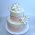 Свадебный торт с лилиями №127021
