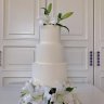 Свадебный торт с лилиями №127021