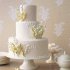 Свадебный торт с ландышами №127033