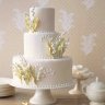 Свадебный торт с ландышами №127034