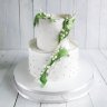 Свадебный торт с ландышами №127040