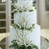 Свадебный торт с ландышами №127042
