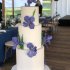 Свадебный торт с ирисами №127075