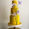 Свадебный торт с ирисами №127078