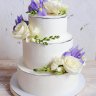 Свадебный торт с ирисами №127084