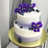 Свадебный торт с ирисами №127086