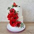 Свадебный торт с маками №127095