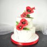 Свадебный торт с маками №127099