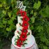 Свадебный торт с маками №127099