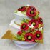 Свадебный торт с маками №127106