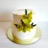 Свадебный торт с орхидеями №127119