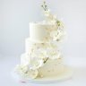 Свадебный торт с орхидеями №127121
