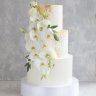Свадебный торт с орхидеями №127123