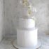 Свадебный торт с орхидеями №127128