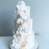 Свадебный торт с орхидеями №127131