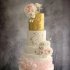 Свадебный торт с пионами №127136
