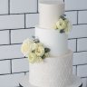 Свадебный торт с пионами №127142