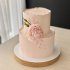 Свадебный торт с пионами №127146
