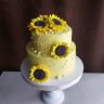 Свадебный торт с подсолнухами №127164