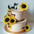 Свадебный торт с подсолнухами №127169