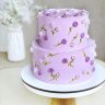 Свадебный торт с полевыми цветами №127173