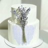 Свадебный торт с полевыми цветами №127179