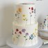 Свадебный торт с полевыми цветами №127183